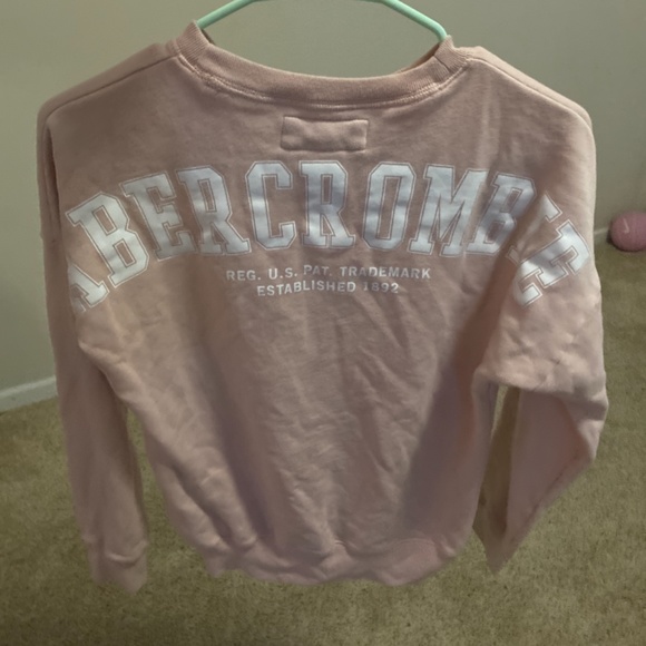Abercrombie & Fitch Kids Pink Sweatshirt - Picture 2 of 2